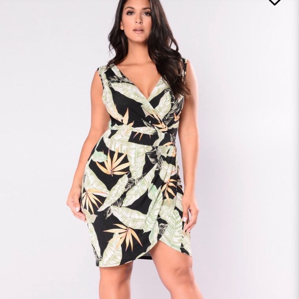 Dress Fashion Nova 2x